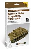 Farby Vallejo Zestaw 78410 German Afrika Korps 1942-1944 (DAK)