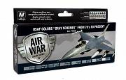 Farby Vallejo Zestaw 71156 USAF Colors "Gray Schemes" from 70's to present