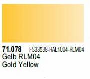 Farba Vallejo Model Air 71078 Gold Yellow 17ml