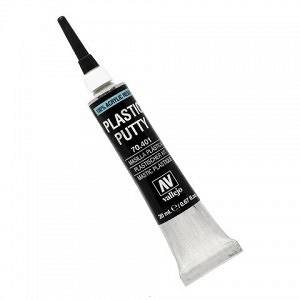 Vallejo plastic putty tube end blew up on openingon face,hands