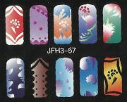 Szablony do paznokci, 10 kształtów JFH3