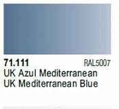 Farba Vallejo Model Air 71111 UK Mediterranean Blue 17ml