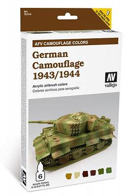 Farby Vallejo Zestaw 78414 German Camouflage 1943/1944